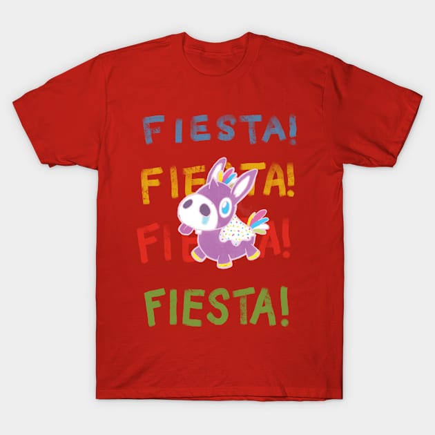 Donkicorn Fiesta Time T-Shirt by Red_Bean_Art